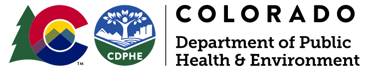 Colorado/CDPHE logos